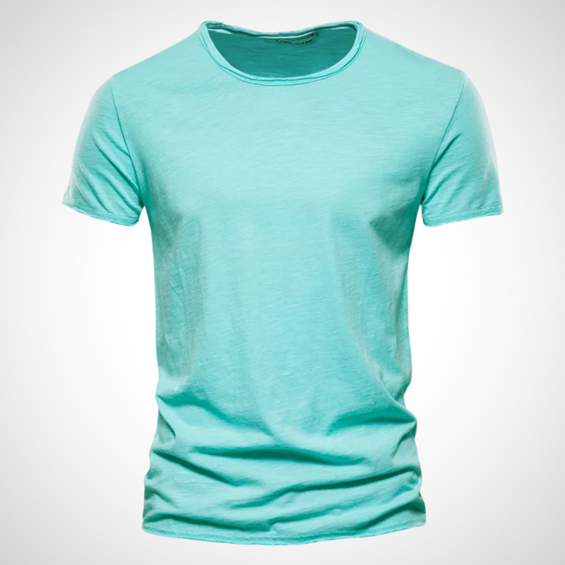 Klassisches Atmungsaktives Baumwollshirt für Herren – Marco