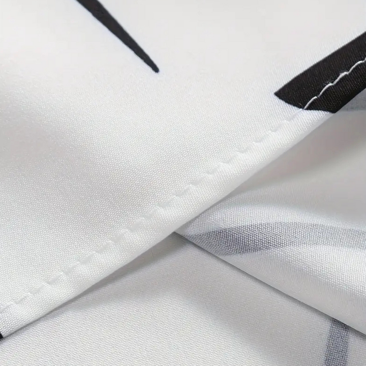 Herrenhemd mit Grafikdruck - Modernes Design Hemd-Luzern Mode
