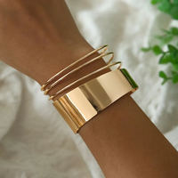 Goldenes Armband | Klassisch Stilvoll Verstellbar Langlebig Hypoallergen-Luzern Mode