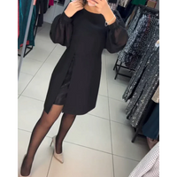 Elegantes Damenkleid mit langen Ärmeln für besondere Anlässe-Luzern Mode