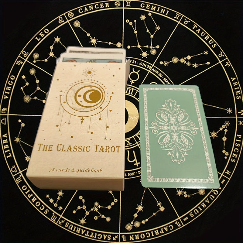 Tarotkarten | Set | Symbolisch | Lehrreich | Mystisch | Geschenk | 78-teilig-Luzern Mode