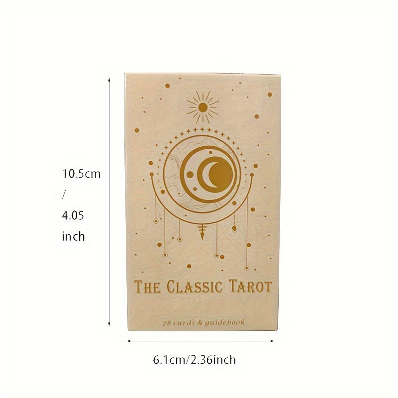 Tarotkarten | Set | Symbolisch | Lehrreich | Mystisch | Geschenk | 78-teilig-Luzern Mode