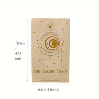 Tarotkarten | Set | Symbolisch | Lehrreich | Mystisch | Geschenk | 78-teilig-Luzern Mode
