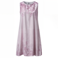 Kleid mit Blumenmuster | Knielang | Locker | Kurzarm | Rundhals-Luzern Mode