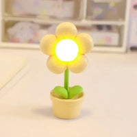 Tischlampe | Beruhigend Blumen Stilvoll Vielseitig Langlebig Stimmungsvol-Gelb-Luzern Mode