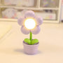 Tischlampe | Beruhigend Blumen Stilvoll Vielseitig Langlebig Stimmungsvol-Lila-Luzern Mode