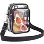 Klarer Stadion Rucksack - Transparent, Praktisch, Leicht-Schwarz-Luzern Mode