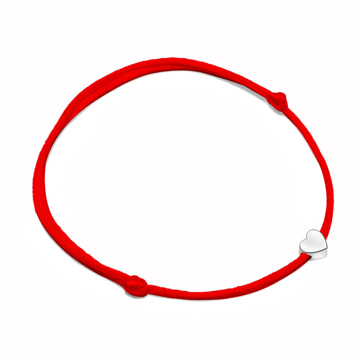 Armband | Herzanhänger Stilvoll Silber Langlebig Gold Vielseitig Liebe-Silber-Rot-Luzern Mode