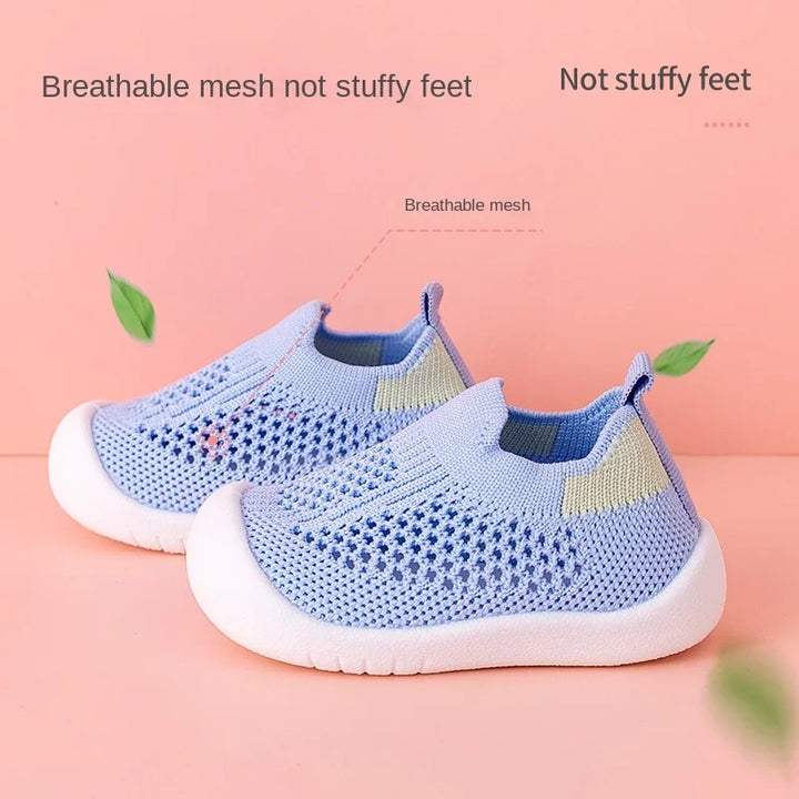 Atmungsaktive Kinder Sneaker mit Stretch und Komfortsohle-Luzern Mode