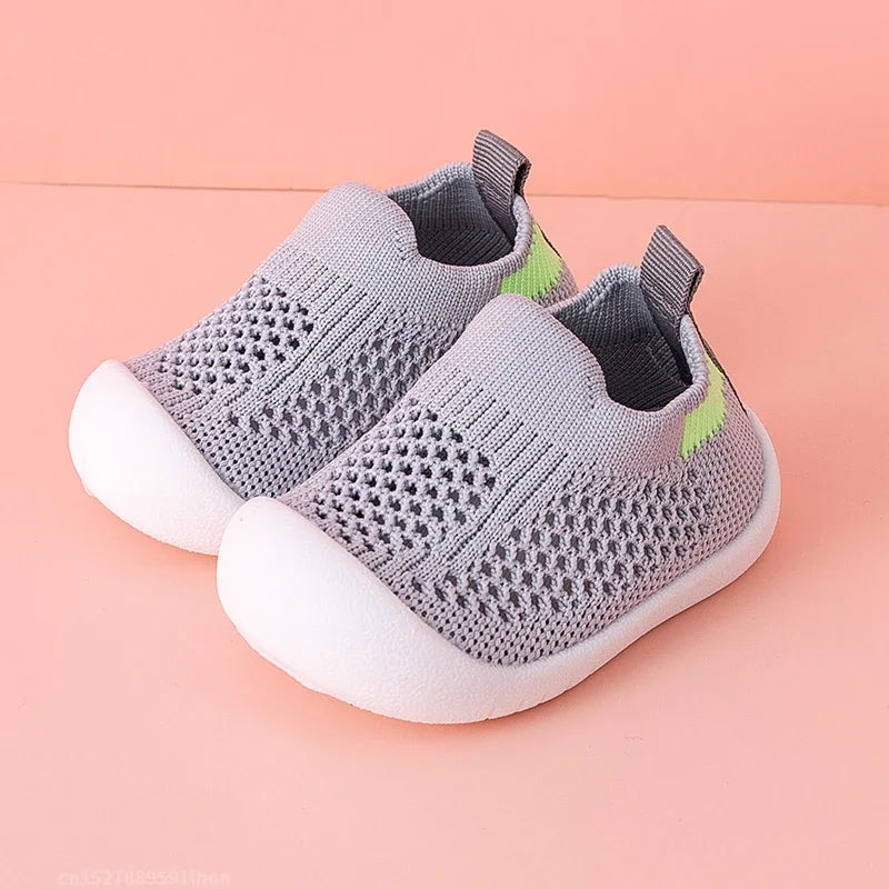 Atmungsaktive Kinder Sneaker mit Stretch und Komfortsohle-Luzern Mode