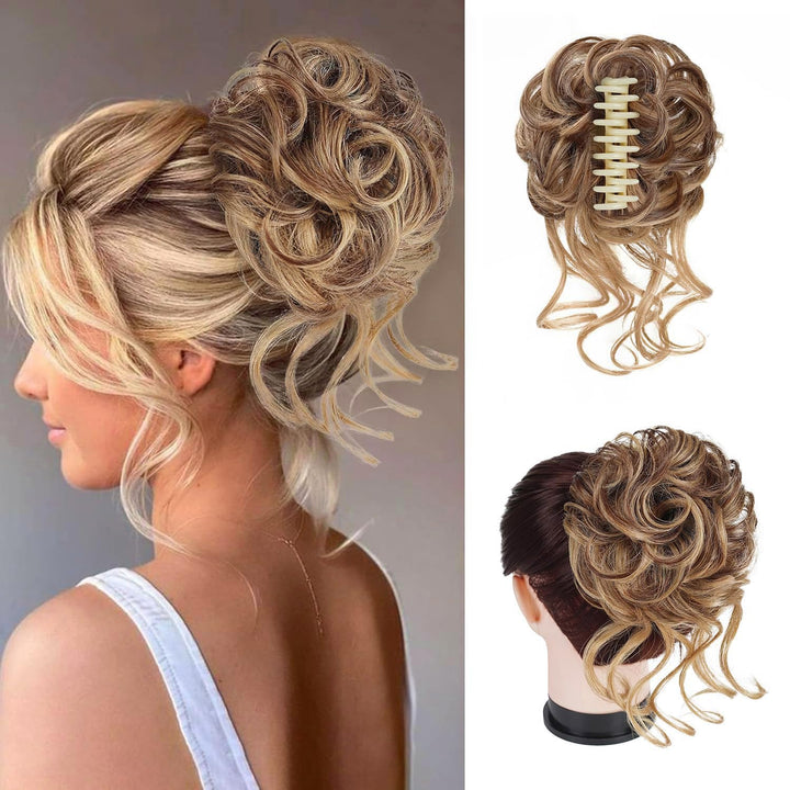 Haarverlängerung Clip | Golvende Knot | Volume | Synthetisch | Clip-In-Luzern Mode