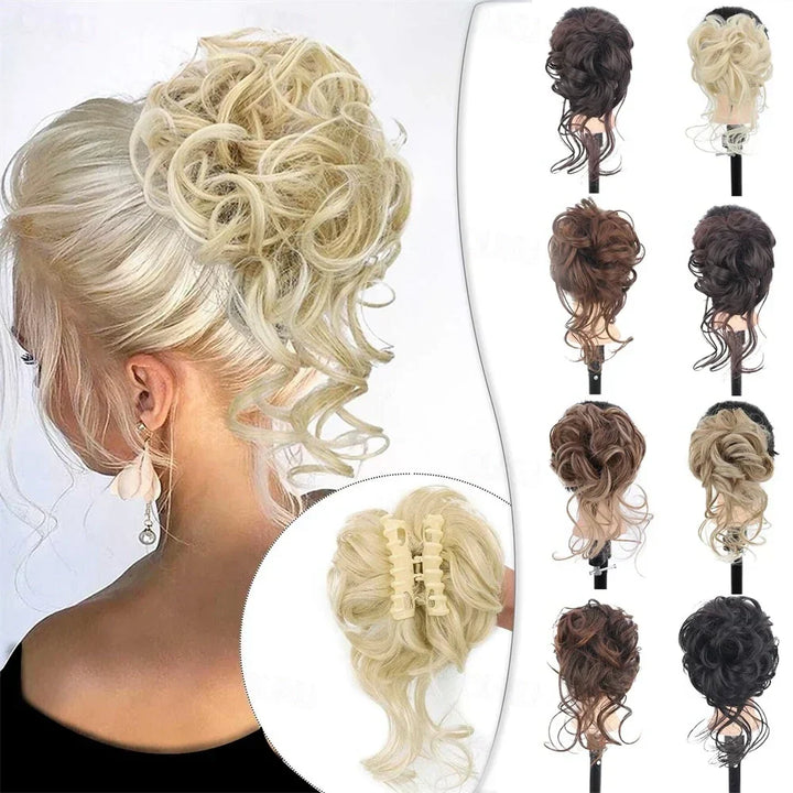 Haarverlängerung Clip | Golvende Knot | Volume | Synthetisch | Clip-In-Luzern Mode