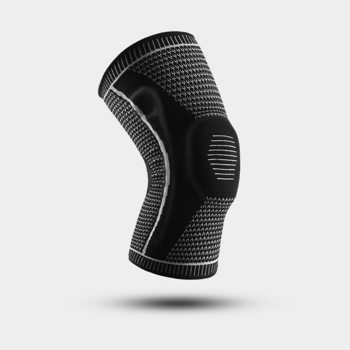 Kniebandage | Stabil Atmungsaktiv Verstellbar Vielseitig Bequem Stützend-30-40KG-Schwarz-Luzern Mode