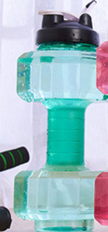 Wasserflasche | Kurzhantel | Vielseitig | Langlebig | Innovativ | Praktisch | Robust-Grün-500ML-Luzern Mode