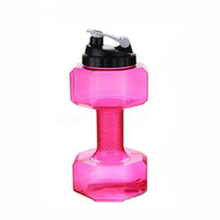 Wasserflasche | Kurzhantel | Vielseitig | Langlebig | Innovativ | Praktisch | Robust-Rosa-500ML-Luzern Mode