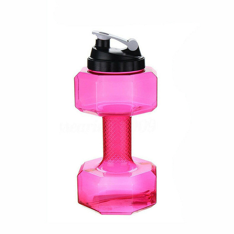 Wasserflasche | Kurzhantel | Vielseitig | Langlebig | Innovativ | Praktisch | Robust-Rosa-500ML-Luzern Mode