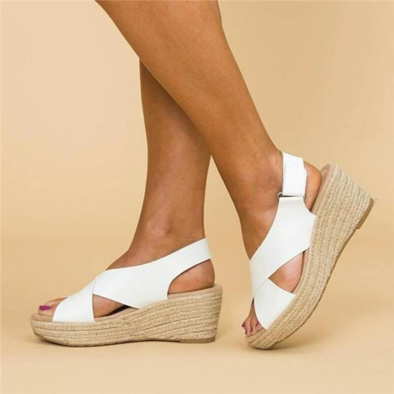 Keilsandaletten Damen Sommermode mit Komfortsohle-Luzern Mode