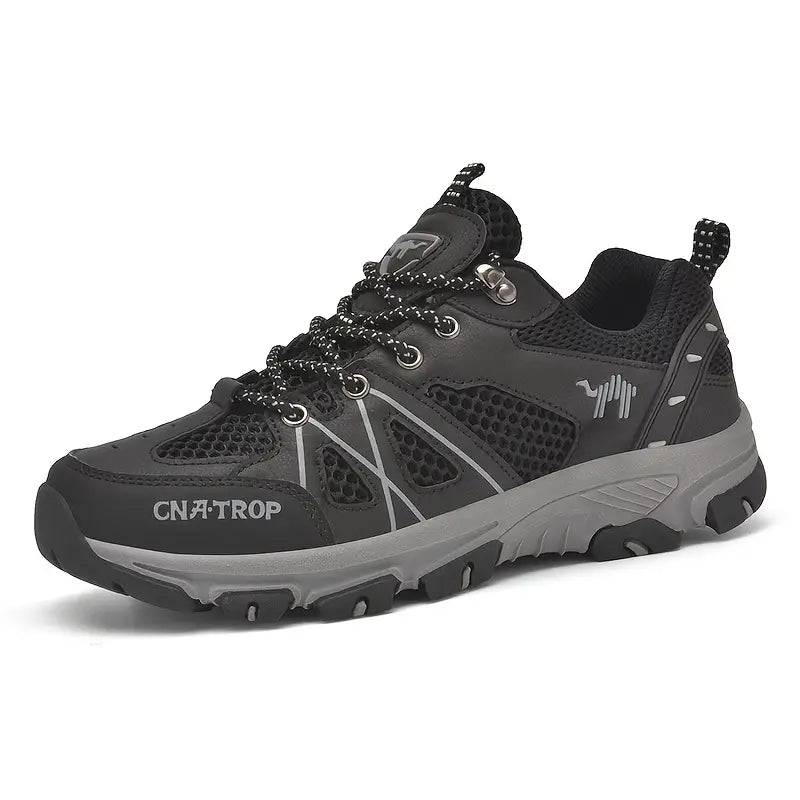 Wanderschuhe mit rutschfester Sohle für Outdoor-Abenteuer-Schwarz-38.5-Luzern Mode