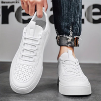 Herren Sneaker Leder Atmungsaktiv Bequem Rutschfest-Luzern Mode