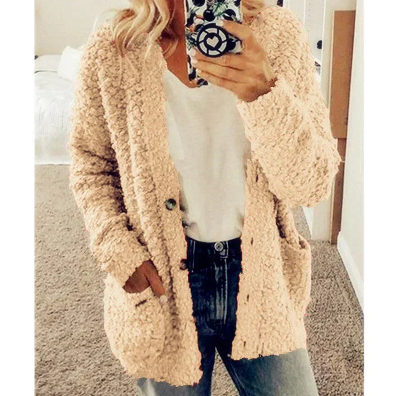 Damenweste | Stilvoll | Einfarbig | Vielseitig | Bequem | Leicht | Warm-Khaki-S-Luzern Mode