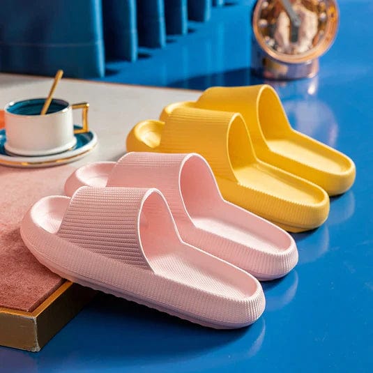Hausschuhe | Breiter Riemen | Slip-On | Stoßdämpfend | EVA-Schaum | Flexibel-Luzern Mode
