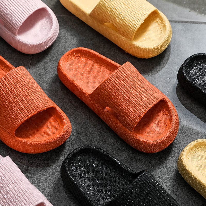 Hausschuhe | Breiter Riemen | Slip-On | Stoßdämpfend | EVA-Schaum | Flexibel-Luzern Mode