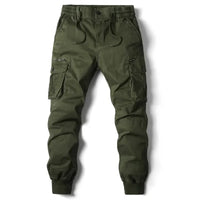 Herren Cargo Hose Baumwolle mit Taschen und Kordelzug-Luzern Mode
