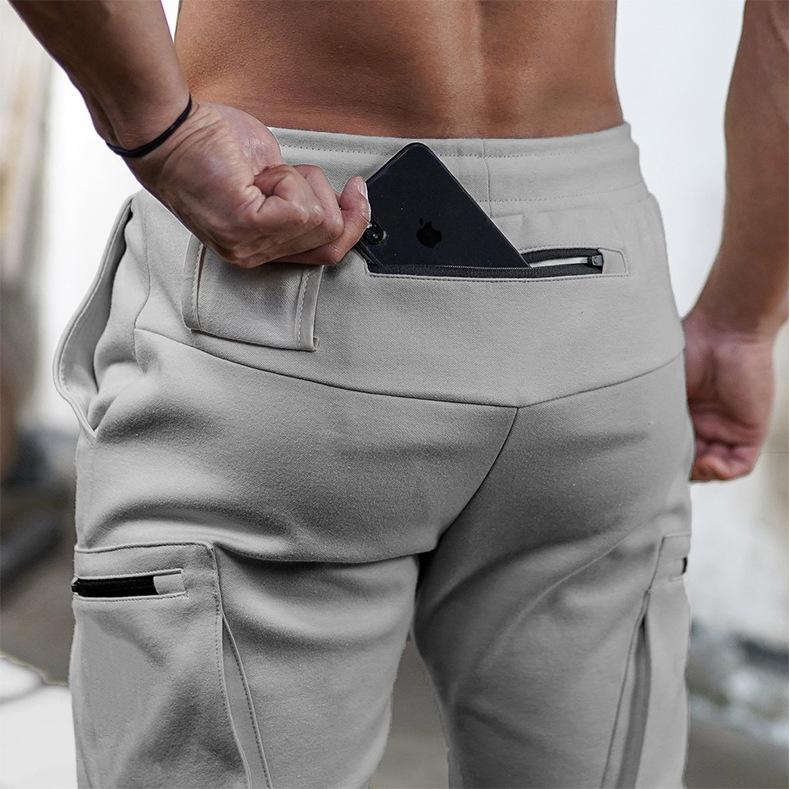 Herren Camo Jogginghose mit Taschen für Fitnessstudio-Luzern Mode