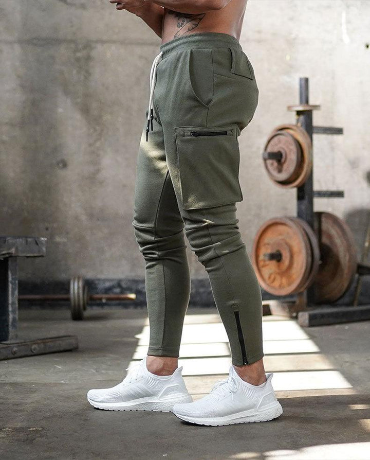 Herren Camo Jogginghose mit Taschen für Fitnessstudio-Luzern Mode