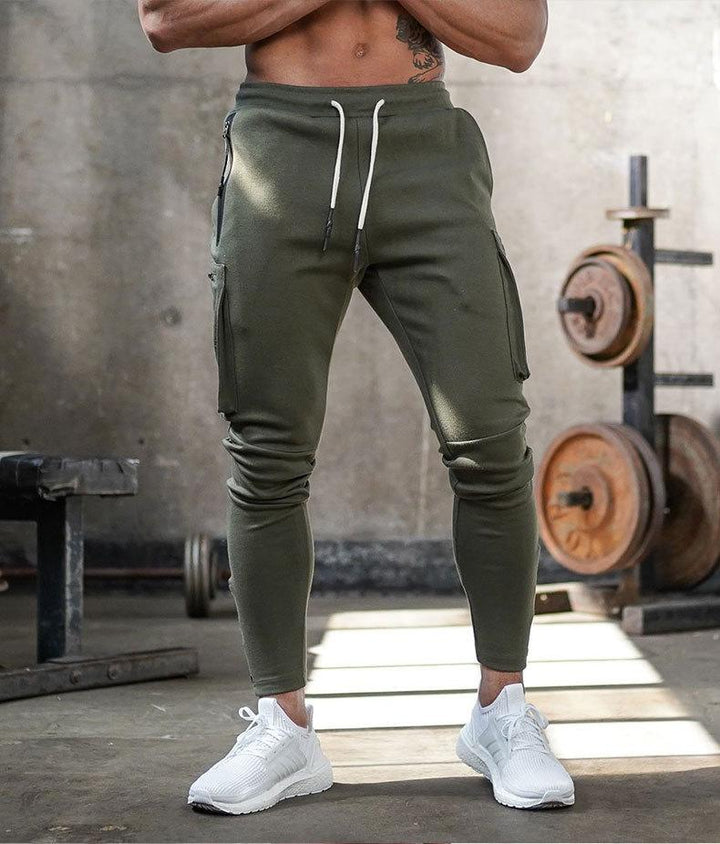Herren Camo Jogginghose mit Taschen für Fitnessstudio-Luzern Mode