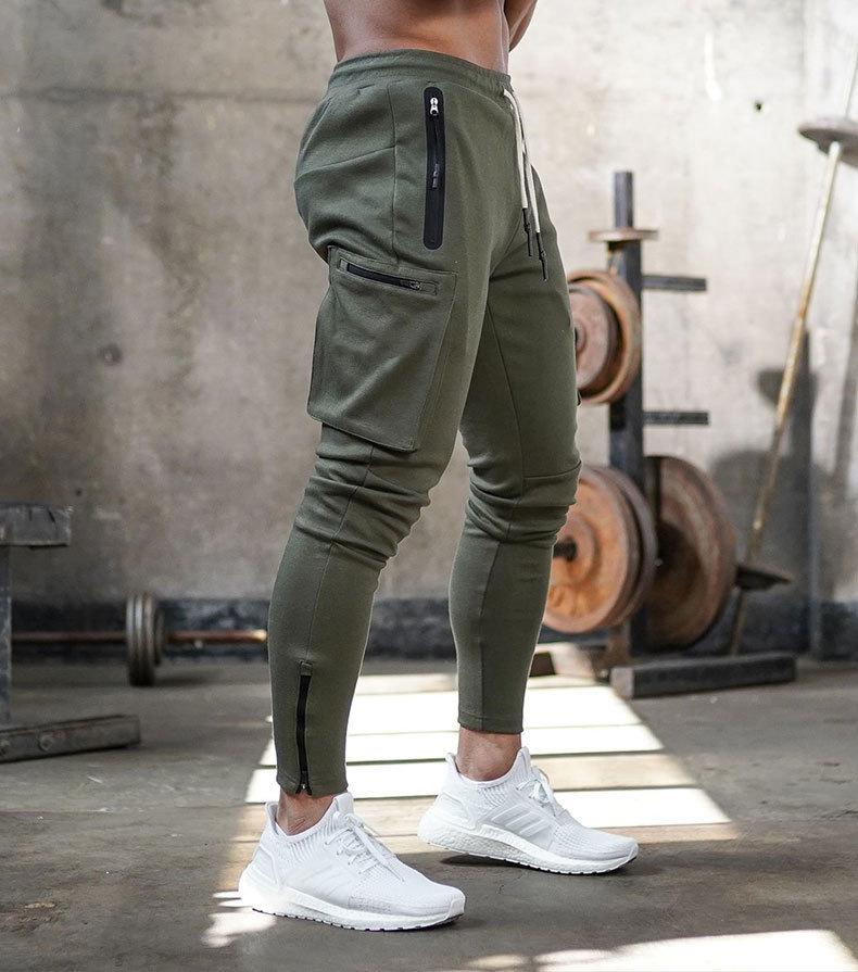 Herren Camo Jogginghose mit Taschen für Fitnessstudio-Luzern Mode