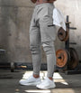Herren Camo Jogginghose mit Taschen für Fitnessstudio-Grau-S-Luzern Mode