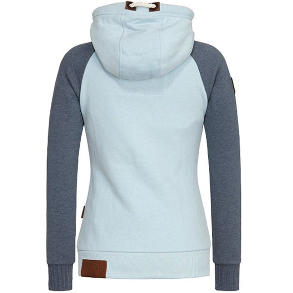 Damen Hoodie mit Kapuze und Kordelzug für Freizeitmode-Luzern Mode
