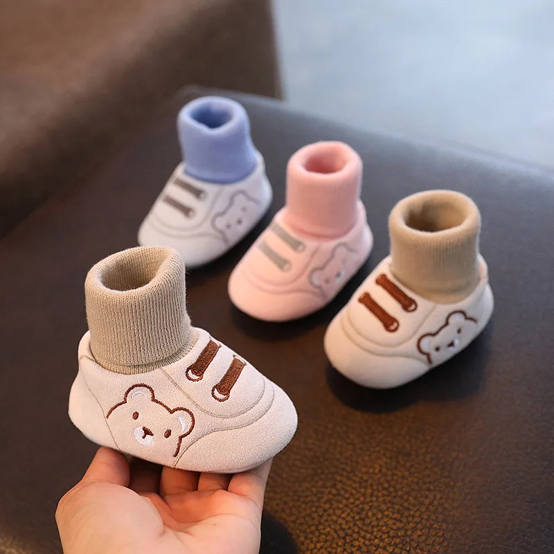 Kleinkinderschuhe | Rutschfest | Gummisohle | Niedlich | Flexibel-Luzern Mode
