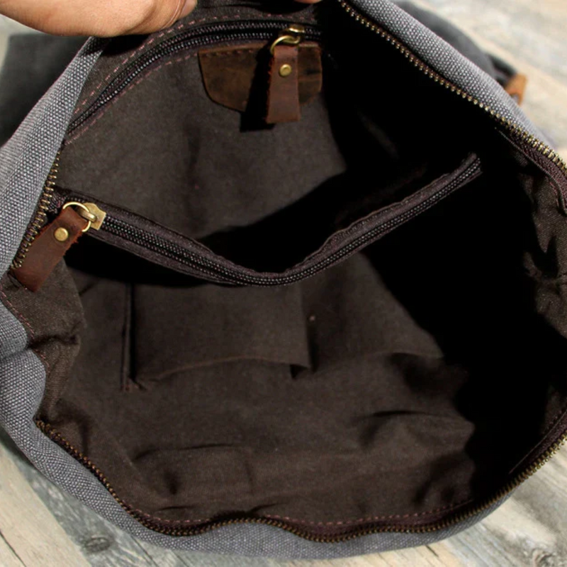 Leinwand Schultertasche Damen - Praktische Umhängetasche-Luzern Mode