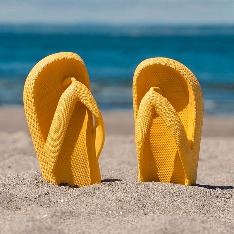 Komfort Slipper Damen und Herren | Weich | Rutschfest | Sommer Zehentrenner-Luzern Mode