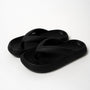 Komfort Slipper Damen und Herren | Weich | Rutschfest | Sommer Zehentrenner-Schwarz-36-Luzern Mode