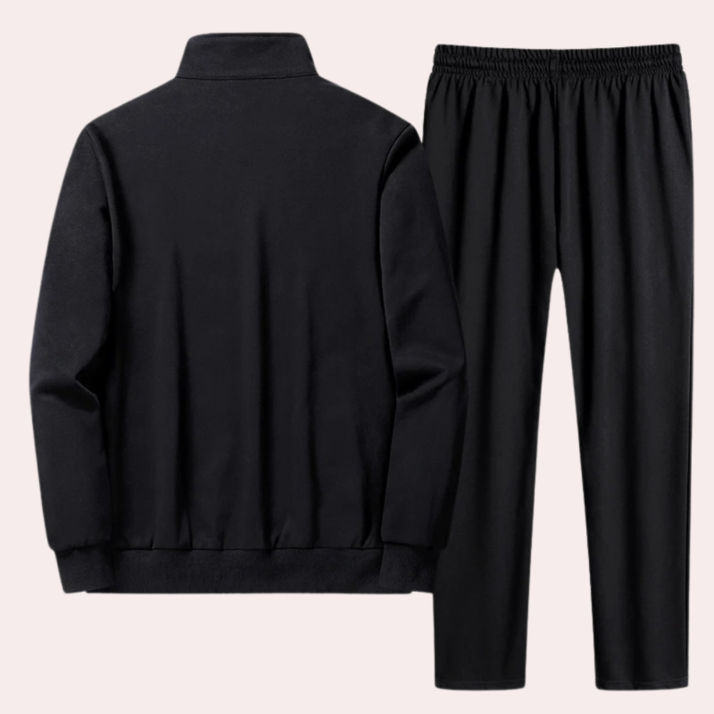 Herren Trainingsanzug Sportanzug Jogginganzug Set Fitness-Luzern Mode