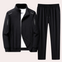 Herren Trainingsanzug Sportanzug Jogginganzug Set Fitness-Schwarz-M-Luzern Mode