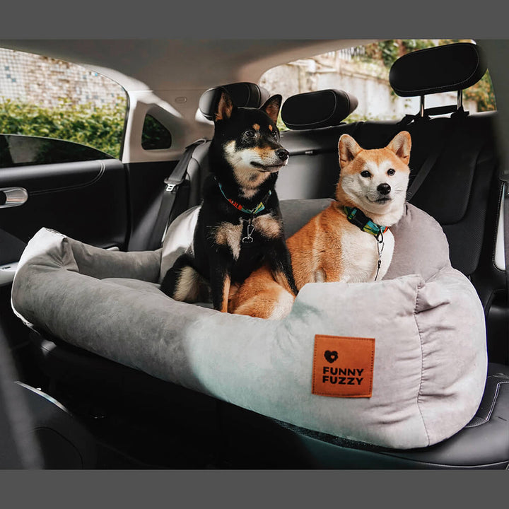 Hundeautositzbett | Komfortabel | Schützend | Langlebig | Weich | Wasserdicht-Luzern Mode