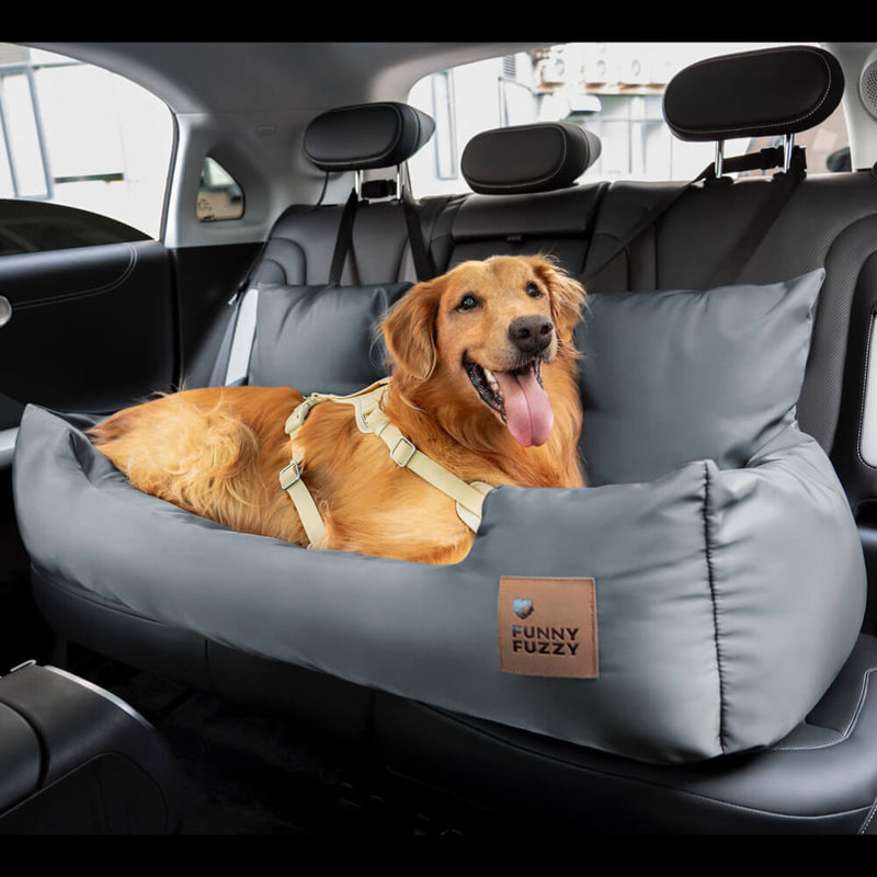 Hundeautositzbett | Komfortabel | Schützend | Langlebig | Weich | Wasserdicht-Luzern Mode