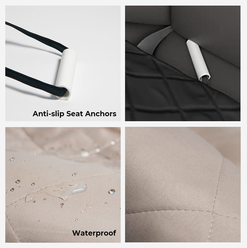 Hundeautositzbett | Komfortabel | Schützend | Langlebig | Weich | Wasserdicht-Luzern Mode