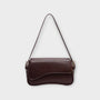 Damen Umhängetasche Leder - Elegante Handtasche Alltag-Rotbraun-Luzern Mode