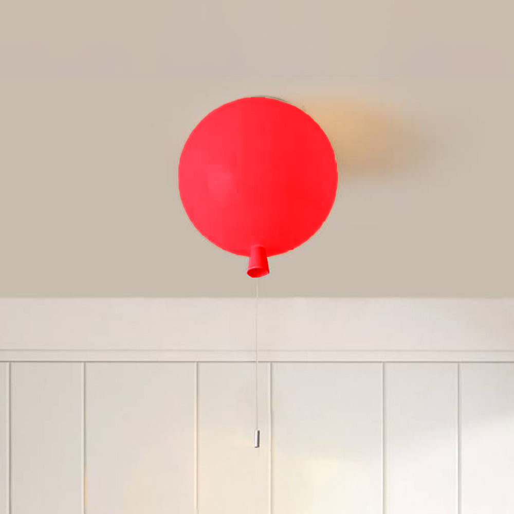 Ballon-Deckenlampe | LED Modern Kompakt Vielseitig Schlicht Farbig-20CM-Rot-Luzern Mode
