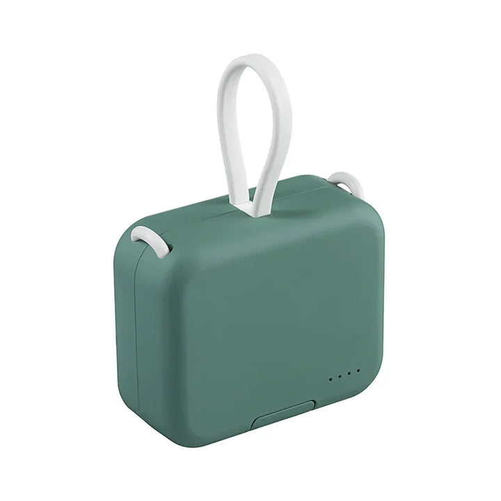 Powerbank | Klein Kompakt Leicht Vielseitig 5000mAh USB-C Wiederaufladbar-Grün-Luzern Mode