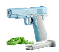 Fidget Pistole | Fokus | ADHS | 14+ | Kompakt | Sicher | Knallige Farben-Blau-Luzern Mode