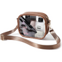 Transparente Reise-Kulturtasche mit Reißverschluss, TSA-konform-Braun-Luzern Mode
