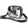 Transparente Reise-Kulturtasche mit Reißverschluss, TSA-konform-Schwarz-Luzern Mode