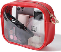 Transparente Reise-Kulturtasche mit Reißverschluss, TSA-konform-Luzern Mode