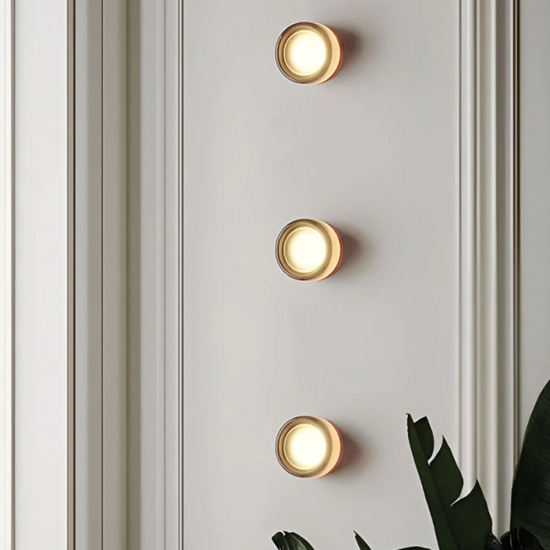 Wandleuchte | Kompakt Rund Stilvoll Vielseitig Modern Langlebig LED-Luzern Mode